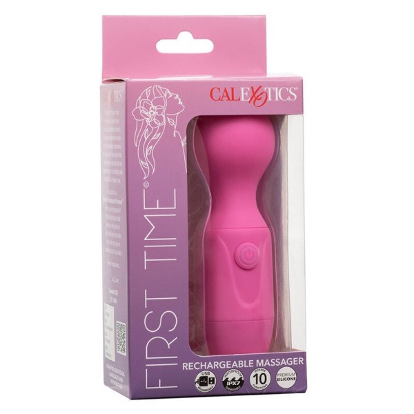 CALEXOTICS - MASSAGER RECARREGÁVEL PRIMEIRA VEZ 10 VIBRAÇÕES ROSA CALEXOTICS