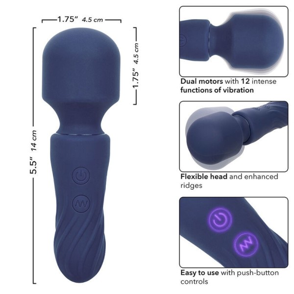 CALEXOTICS - CHARISMA CHARM MASSAGER 12 FUNÇÕES ROXO CALEXOTICS