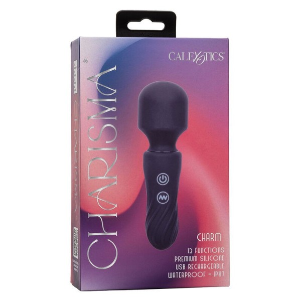 CALEXOTICS - CHARISMA CHARM MASSAGER 12 FUNÇÕES ROXO CALEXOTICS