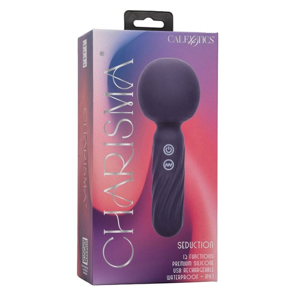 CALEXOTICS - CHARISMA SEDUCTION MASSEUR 12 FONCTIONS 17,75 CM X 6,25 CM VIOLET CALEXOTICS