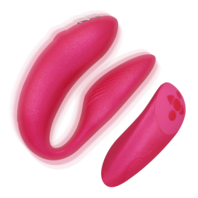 VIBRADOR CHORUS PARA CASAIS COM WE-VIBE PINK SQUEEZE CONTROL