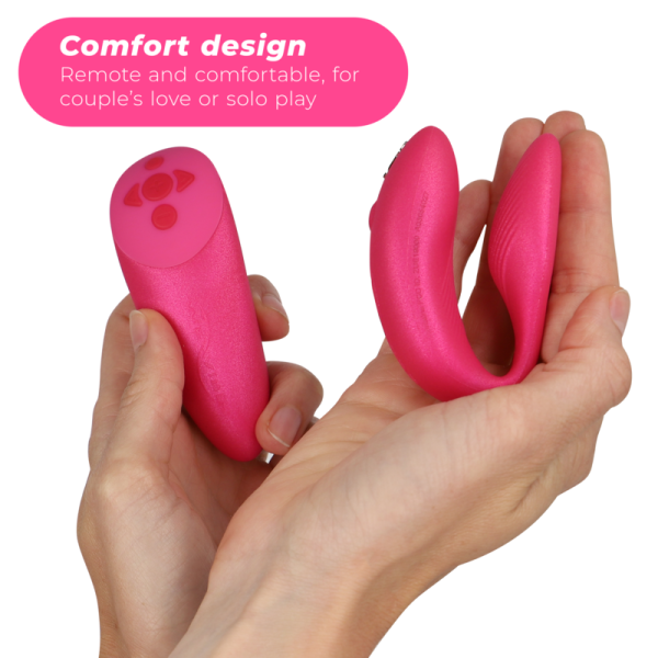 VIBRADOR CHORUS PARA PAREJAS CON WE-VIBE PINK SQUEEZE CONTROL