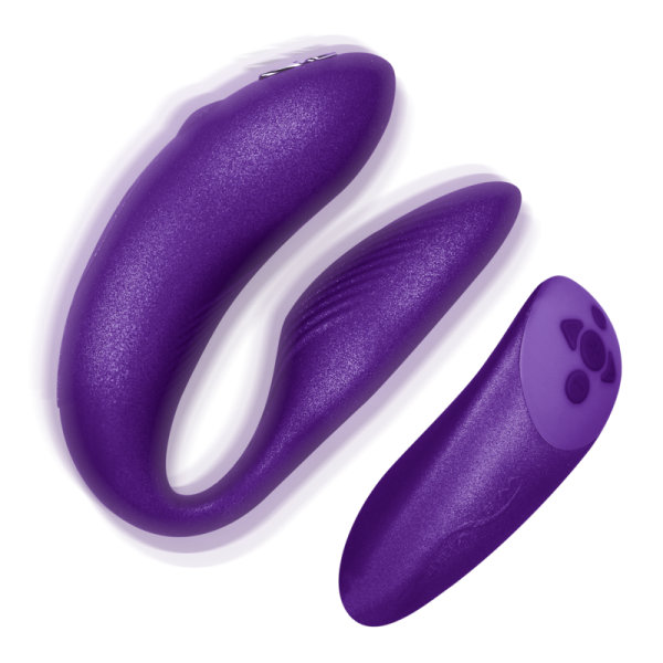 CHORUS VIBRADOR PARA PAREJAS CON SQUEEZE CONTROL LILA WE-VIBE