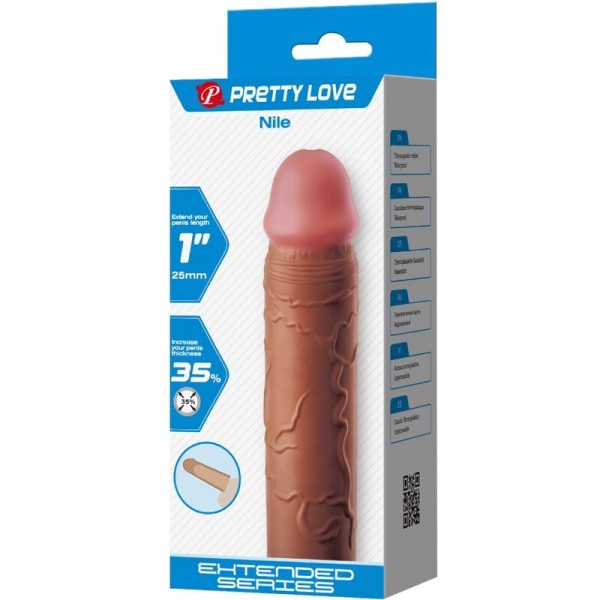 Pretty Love - Funda para pene Nilo con extensión de 2,5 CM...