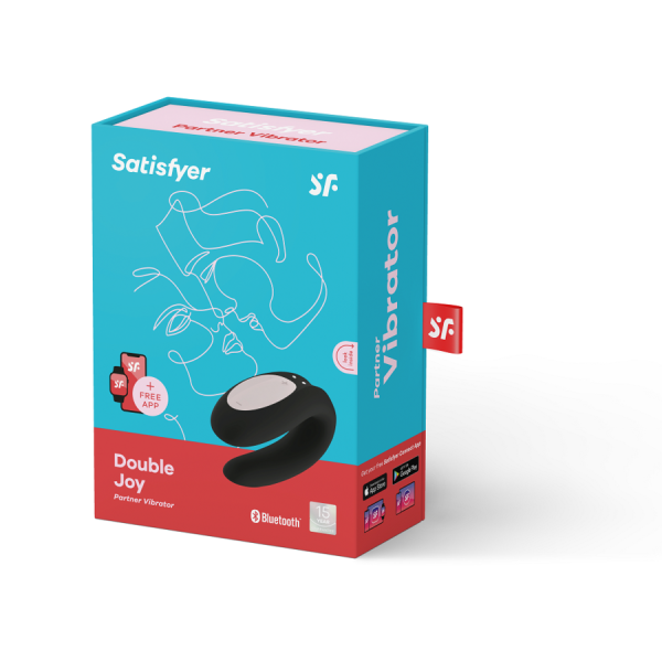 SATISFYER - APLICACIÓN DOBLE JOY CON BLACK SATISFYER CONNECT