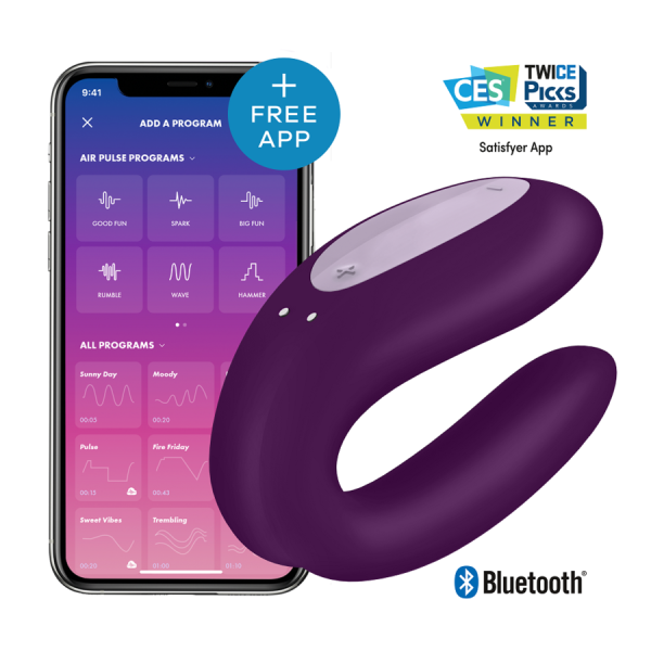 SATISFYER - APPLICATION DOUBLE JOY CON VIOLET SATISFYER CONNECT