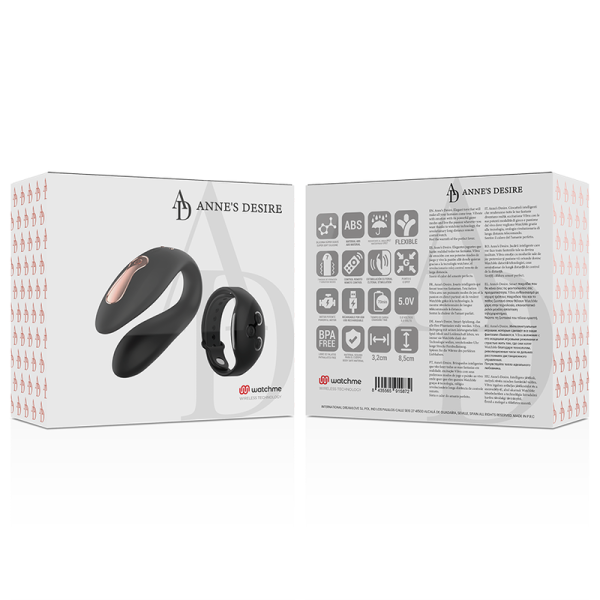 ANNE´S DESIRE - DUAL PLEASURE TECNOLOG A WATCHME BLACK ANNE´S DES