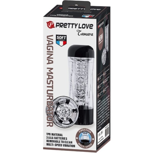 Pretty Love - Masturbateur Homme Tamara Vibrateur Multi-Vitess...