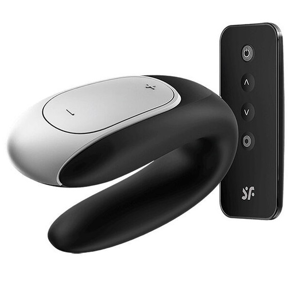 SATISFYER - VIBRADOR DOBLE FUN PARTNER NEGRO SATISFYER CONNECT
