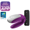 SATISFYER - VIBRATEUR PARTENAIRE DOUBLE FUN VIOLET SATISFYER CONNECT