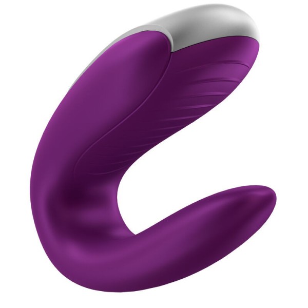 SATISFYER - VIBRADOR DOBLE FUN PARTNER MORADO SATISFYER CONNECT