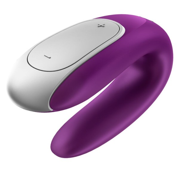 SATISFYER - VIBRATEUR PARTENAIRE DOUBLE FUN VIOLET SATISFYER CONNECT