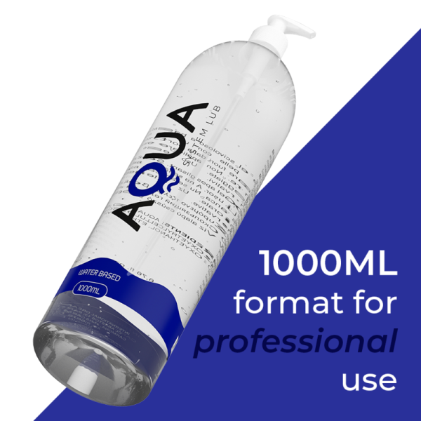 AQUA Quality - LUBRICANTE A BASE DE AGUA 1000 ML AQUA Quality