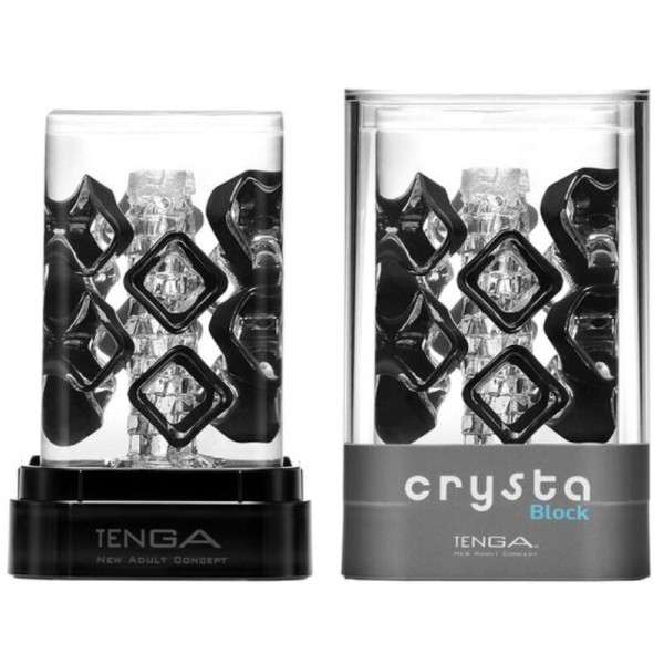TENGA Crysta Block - Masturbateur Premium | Livraison Discrète