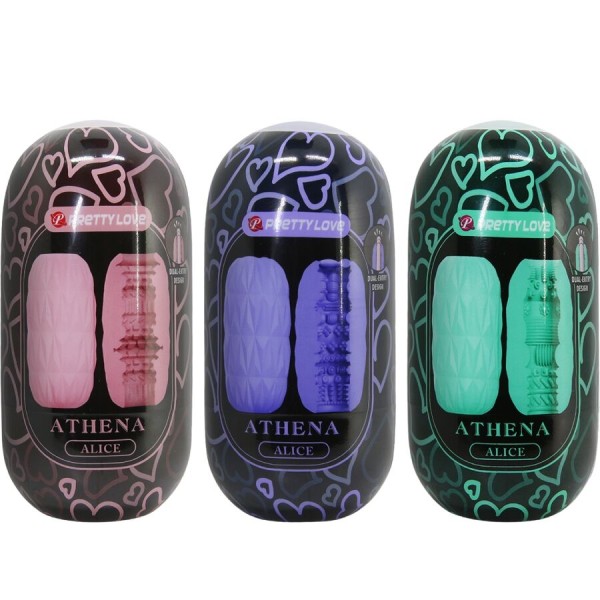 Pretty Love - Athena Alice Pack 15 Masturbadores Masculinos Diversos