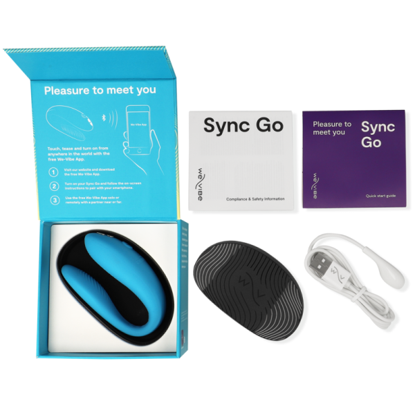 SYNC GO ESTIMULADOR DOBLE TURQUESA WE-VIBE