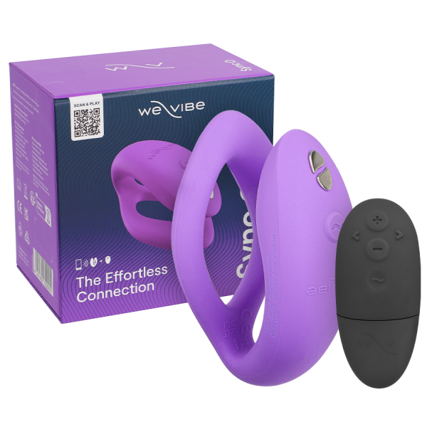 SYNC O MANDO A DISTANCIA VIBRADOR FLEXIBLE VIOLETA WE-VIBE
