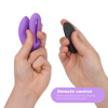 SYNC O CONTROLE REMOTO VIBRADOR FLEXÍVEL VIOLETA WE-VIBE