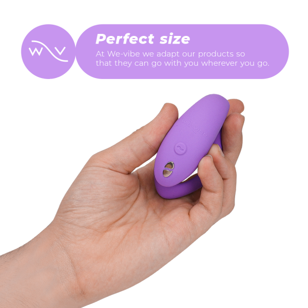 SYNC O CONTROLE REMOTO VIBRADOR FLEXÍVEL VIOLETA WE-VIBE