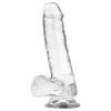 X RAY Harnais + Bite Transparent 18.5cm - Pas Cher & Discret