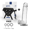 X RAY Harnais/Bite 22 cm: Qualité Premium, Livraison Discrète