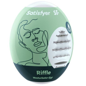 SATISFYER Œuf Masturbateur Riffle - Pas Cher, Plaisir Discret!