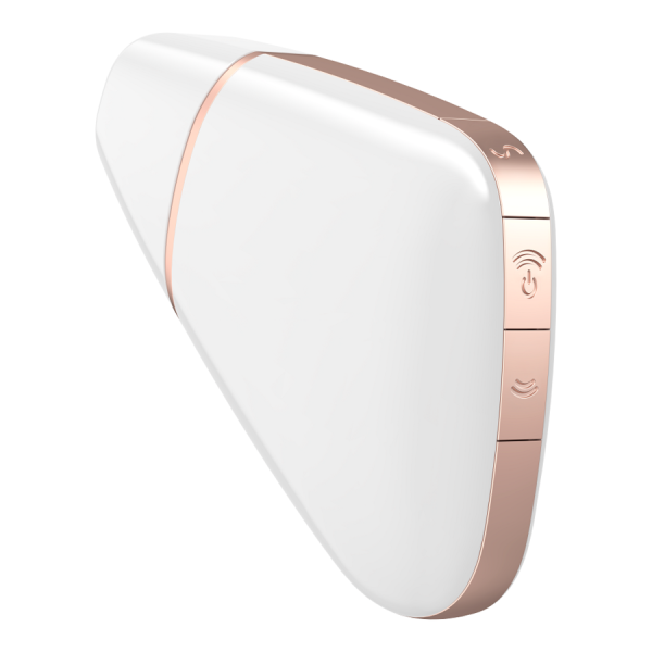 SATISFYER - STIMULATEUR ET VIBRATEUR AIR LOVE TRIANGLE BLANC SATISFYER CONNECT