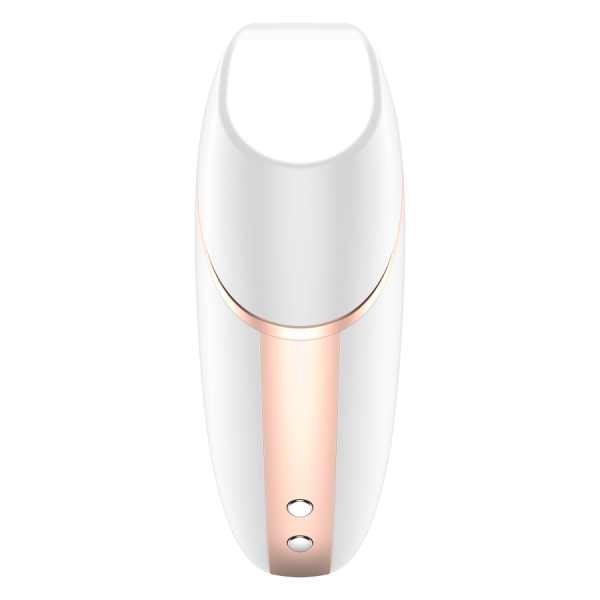 SATISFYER - STIMULATEUR ET VIBRATEUR AIR LOVE TRIANGLE BLANC SATISFYER CONNECT