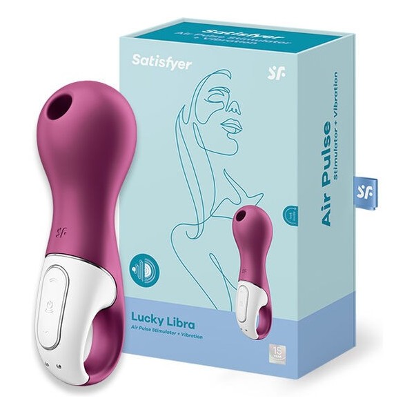 SATISFYER - LUCKY LIBRA ESTIMULADOR Y VIBRADOR DE PULSO DE AIRE S