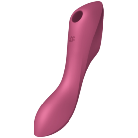 SATISFYER - ESTIMULADOR E VIBRADOR CURVY TRINITY 3 VERMELHO SATISFYER AIR PULSE