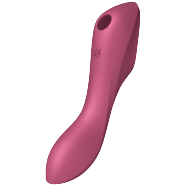 SATISFYER - CURVY TRINITY 3 ESTIMULADOR Y VIBRADOR ROJO SATISFYER