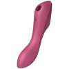 SATISFYER - STIMULATEUR ET VIBRATEUR CURVY TRINITY 3 ROUGE SATISFYER AIR PULSE