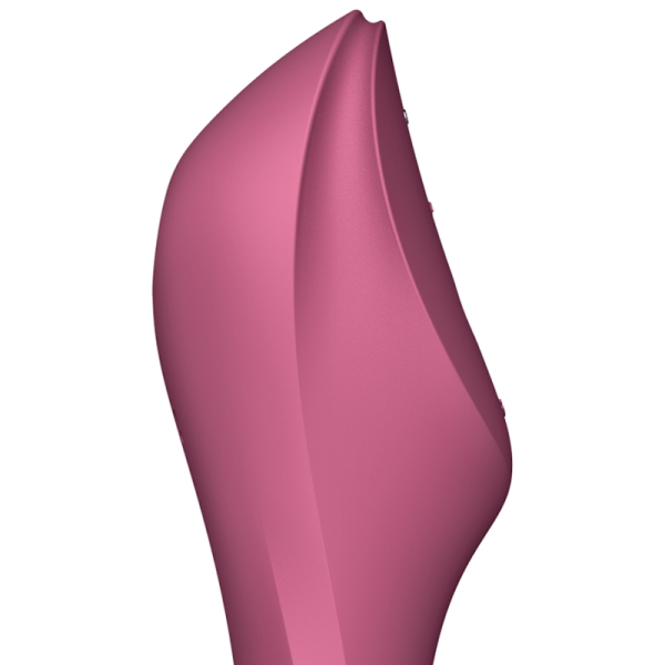 SATISFYER - ESTIMULADOR E VIBRADOR CURVY TRINITY 3 VERMELHO SATISFYER AIR PULSE