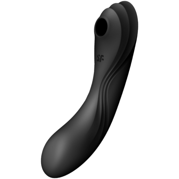 SATISFYER - CURVY TRINITY 4 ESTIMULADOR E VIBRADOR PRETO SATISFYER AIR PULSE