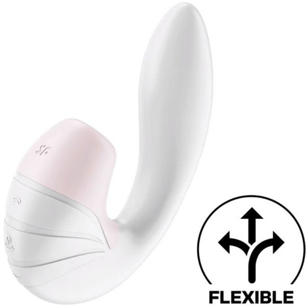 SATISFYER - ESTIMULADOR DE PULSO DE AIRE SUPERNOVA Y VIBRACIÓN BL