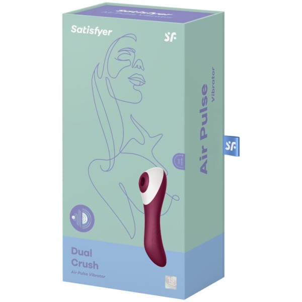 SATISFYER - VIBRADOR AIR PULSE DUAL CRUSH SATISFYER AIR PULSE