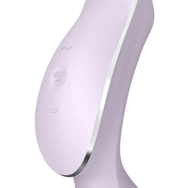 SATISFYER - VIBRATEUR CURVY TRINITY 2 AIR PULSE VIOLETTE SATISFYER AIR PULSE