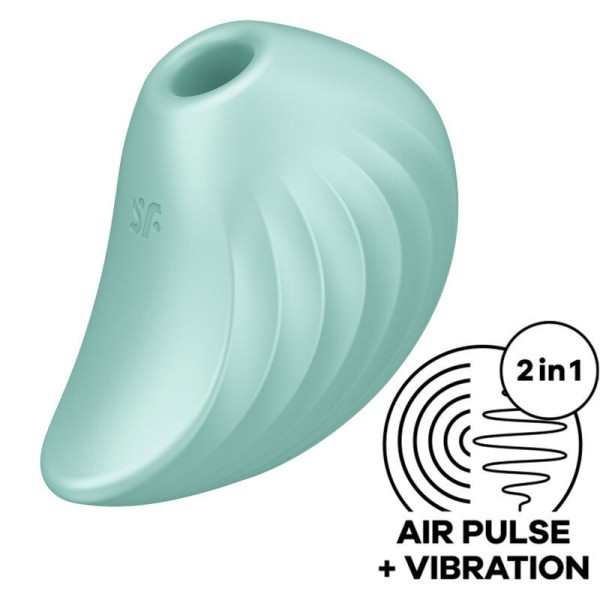 SATISFYER - ESTIMULADOR Y VIBRADOR PEARL DIVER VERDE SATISFYER AI