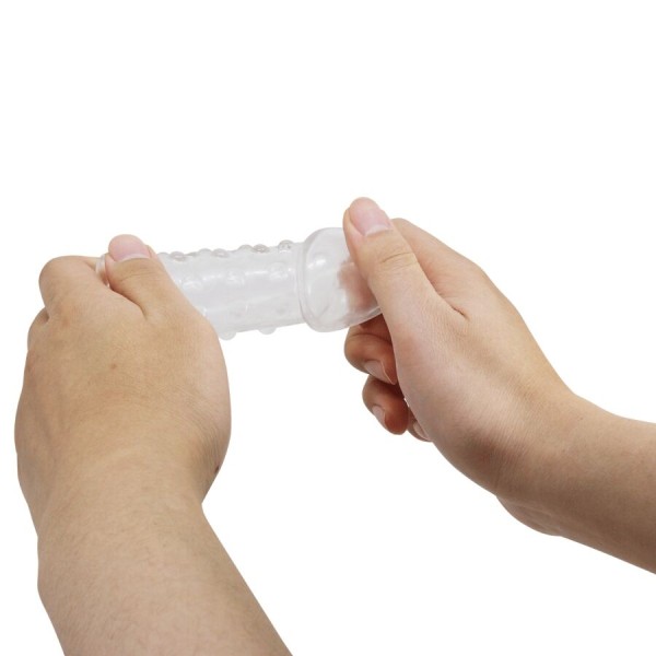 Pretty Love - Funda para pene transparente, ajustada y voluminiza