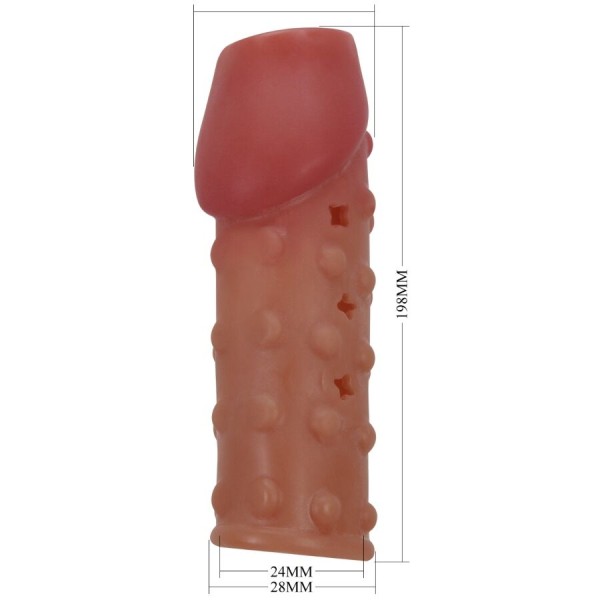 Pretty Love - Funda para pene natural ajustada y voluminizadora