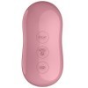 SATISFYER - STIMULATEUR ET VIBRATEUR D'IMPULSIONS D'AIR DE BARBE À COTON ROSE SATISFYER AIR PULSE