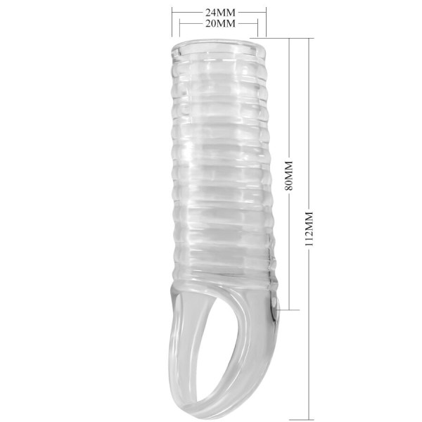 Pretty Love - Funda para pene transparente Hartman