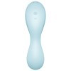SATISFYER - APLICACIÓN ESTIMULADOR Y VIBRADOR CURVY TRINITY 5 AZU