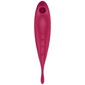 SATISFYER - APPLICATION DE STIMULATEUR ET VIBRATEUR TWIRLING PRO+ ROUGE SATISFYER CONNECT