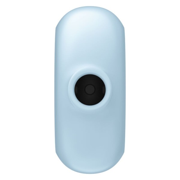 SATISFYER - STIMULATEUR ET VIBRATEUR DOUBLE AIR PULSE PRO TO GO 3 BLEU SATISFYER AIR PULSE