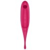 SATISFYER - STIMULATEUR ET VIBRATEUR TWIRLING PRO AIR PULSE ROUGE SATISFYER AIR PULSE
