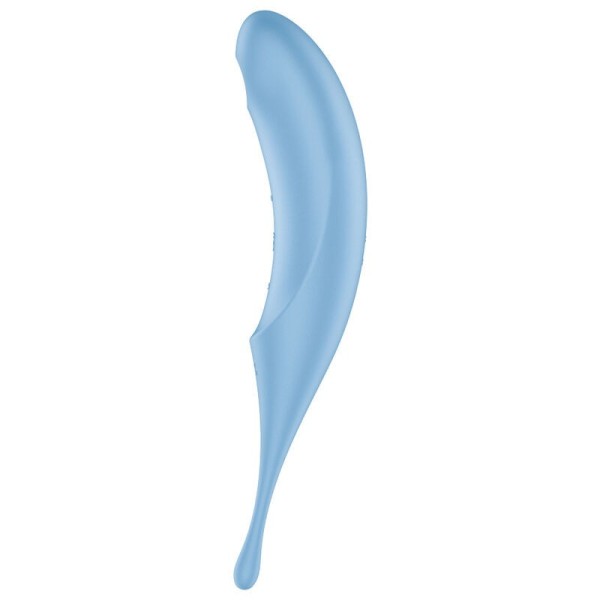 SATISFYER - STIMULATEUR ET VIBRATEUR TWIRLING PRO AIR PULSE BLEU SATISFYER AIR PULSE