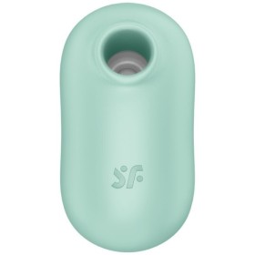SATISFYER - STIMULATEUR ET VIBRATEUR DOUBLE AIR PULSE PRO TO GO 2 VERT SATISFYER AIR PULSE