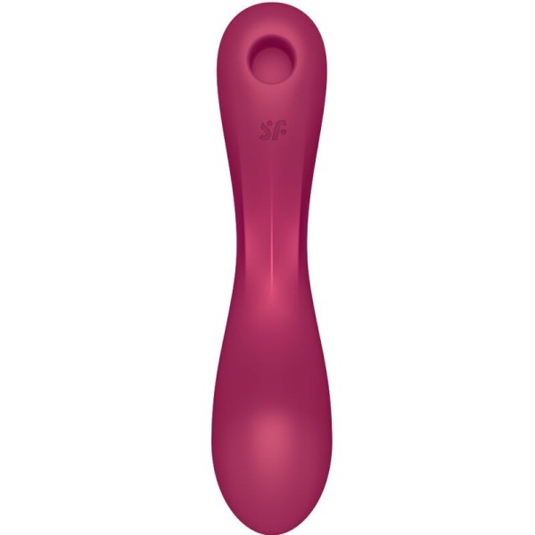 SATISFYER - CURVE TRINITY 1 AIR PULSE VIBRATION ROUGE SATISFYER AIR PULSE