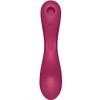 SATISFYER - CURVE TRINITY 1 AIR PULSE VIBRATION ROUGE SATISFYER AIR PULSE